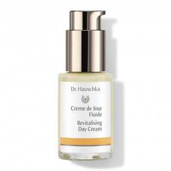 Crème de Jour Fluide Dr. Hauschka, 30 ml : vivifie la peau déshydratée | avec Crème Purifiante pour le Visage 30 ml gratuits Crème de Jour Fluide Dr. Hauschka | avec cadeau