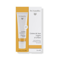 Crème de Jour Légère à la Rose Dr. Hauschka : Soin harmonisant à la rose, soigne le visage en douceur | avec Crème Purifiante pour le Visage 30 ml gratuits Crème de Jour Légère à la Rose Dr. Hauschka | avec cadeau