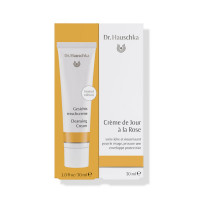 Crème de Jour à la Rose Dr. Hauschka : pour les peaux sèches, sensibles et sujettes aux rougeurs | avec Crème Purifiante pour le Visage 30 ml gratuits Crème de Jour à la Rose Dr. Hauschka | avec cadeau