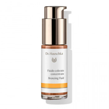 Dr. Hauschka Bronzing Fluid: gezichtsfluïde, 100% gecertificeerde, natuurlijke cosmetica Dr. Hauschka Bronzing Fluid natuurlijke cosmetica - gezichtsfluïde lotion