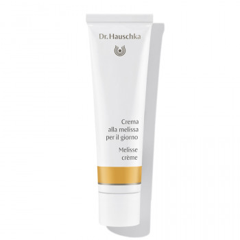 Dr. Hauschka Melissecrème - matterende dagcrème, brengt de gemengde huid weer in balans Dr. Hauschka Melissecrème: matterend, voor de gemengde huid